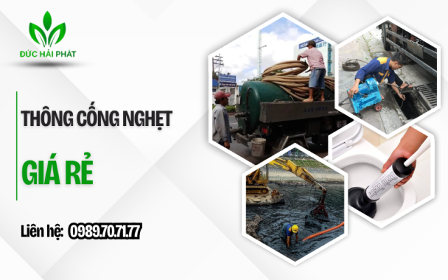 thông cống nghẹt giá rẻ
